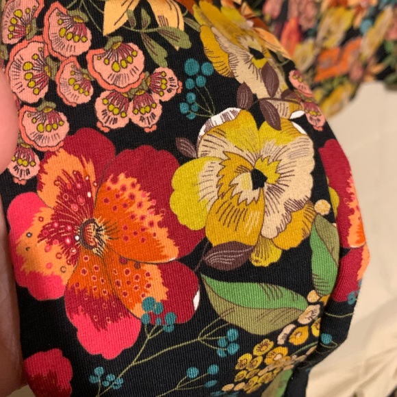 SOLD** 180 NWT XS Johnny Was bohemian floral on black Camilla hoodie - Picture 16 of 16